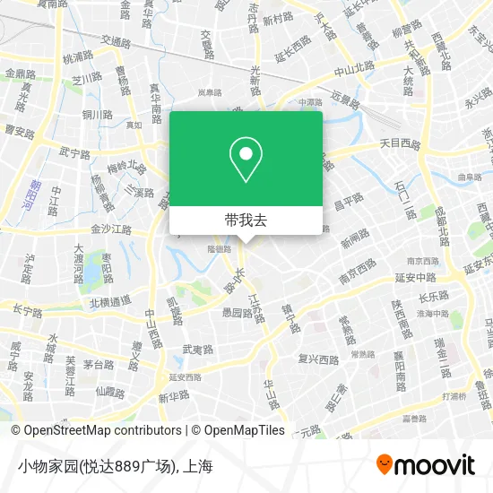 小物家园(悦达889广场)地图