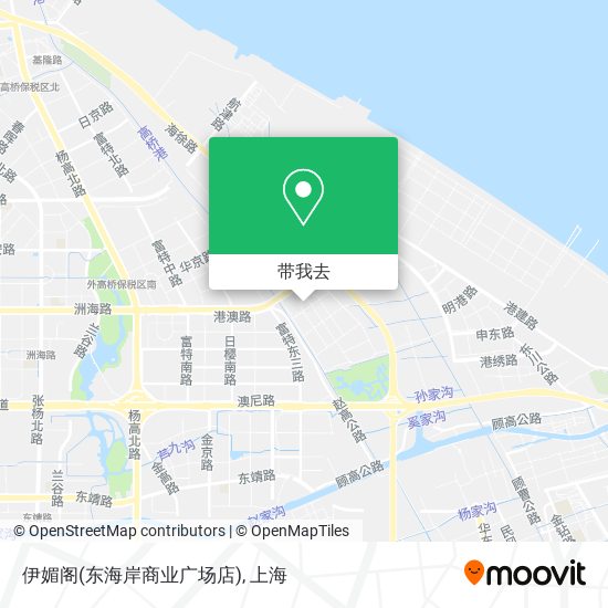 伊媚阁(东海岸商业广场店)地图
