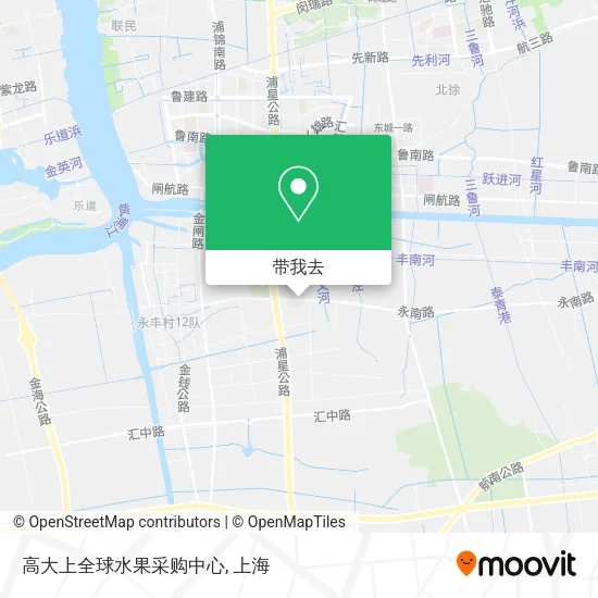 高大上全球水果采购中心地图