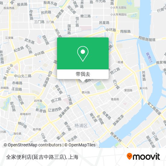 全家便利店(延吉中路三店)地图
