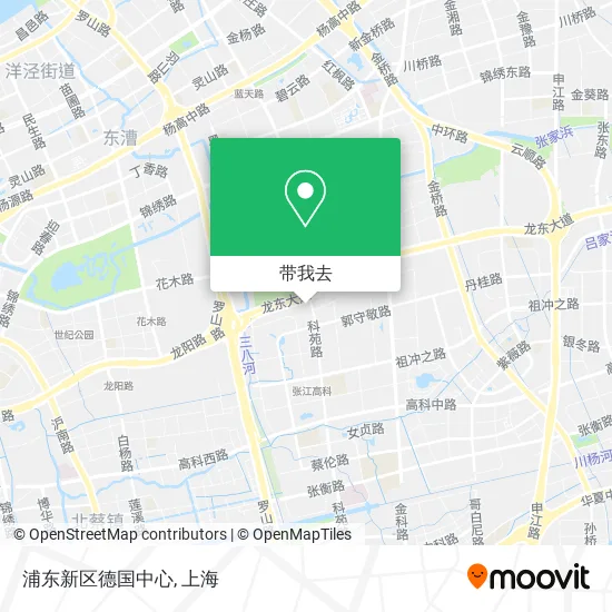 浦东新区德国中心地图