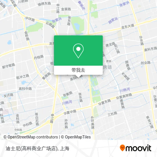 迪士尼(高科商业广场店)地图