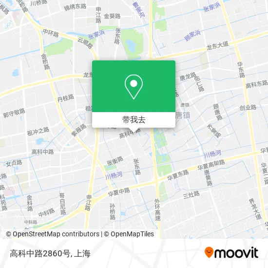 高科中路2860号地图