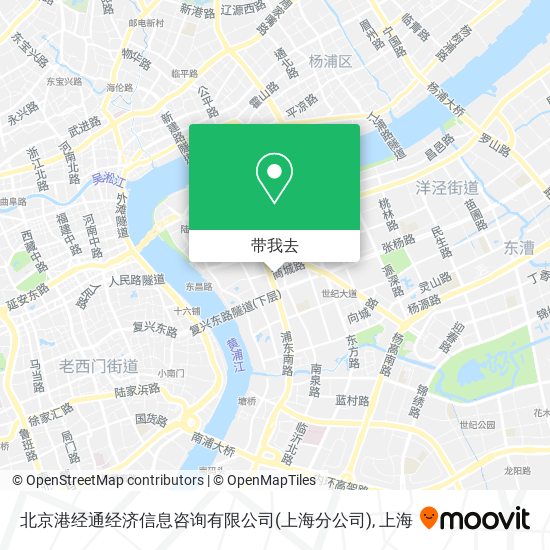 北京港经通经济信息咨询有限公司(上海分公司)地图