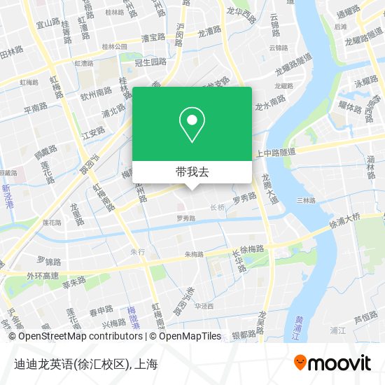 迪迪龙英语(徐汇校区)地图
