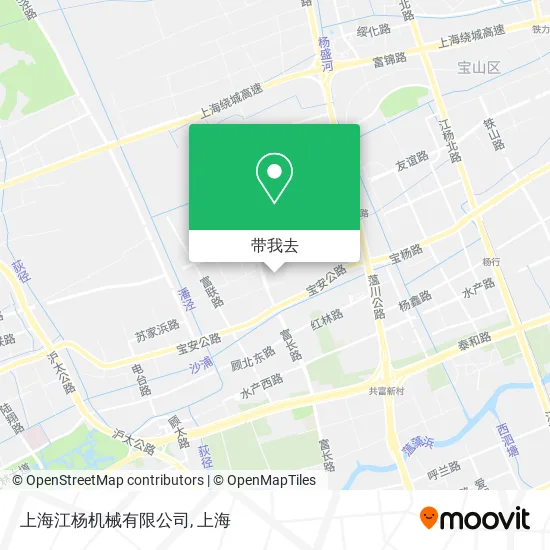 上海江杨机械有限公司地图