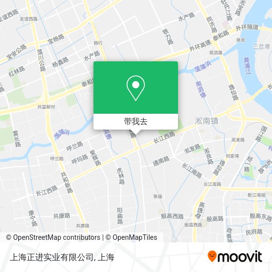 上海正进实业有限公司地图
