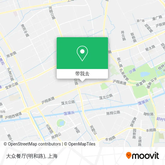 大众餐厅(明和路)地图
