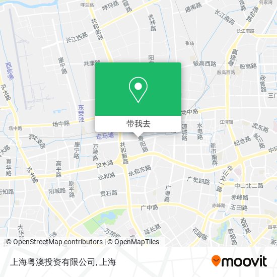 上海粤澳投资有限公司地图