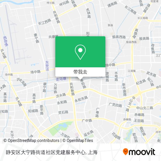 静安区大宁路街道社区党建服务中心地图