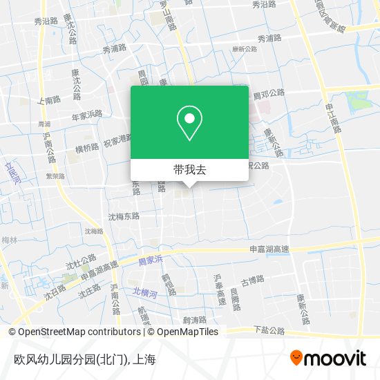 欧风幼儿园分园(北门)地图