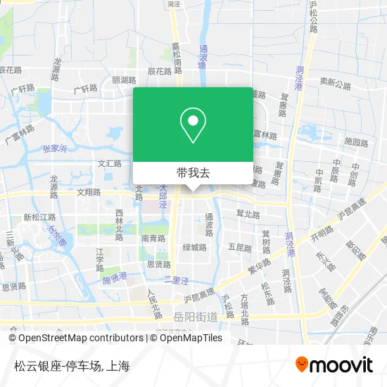 松云银座-停车场地图