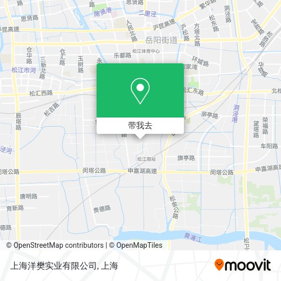 上海洋樊实业有限公司地图