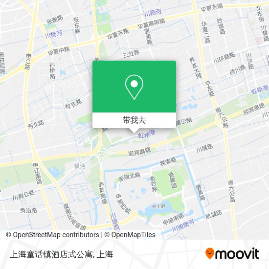 上海童话镇酒店式公寓地图