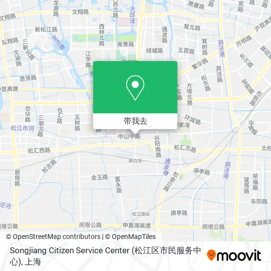 Songjiang Citizen Service Center (松江区市民服务中心)地图