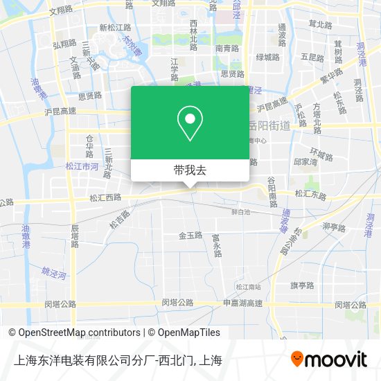 上海东洋电装有限公司分厂-西北门地图