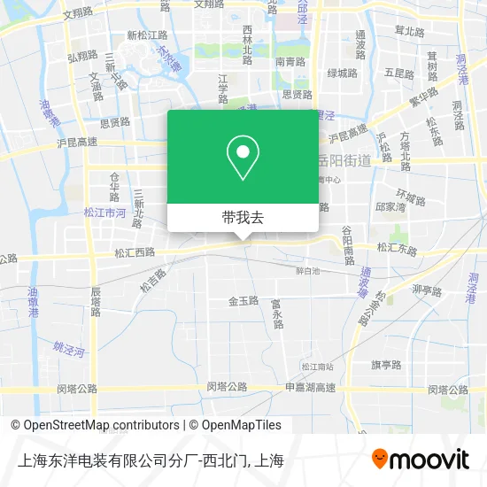 上海东洋电装有限公司分厂-西北门地图