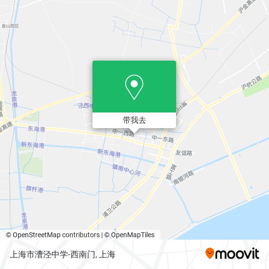 上海市漕泾中学-西南门地图