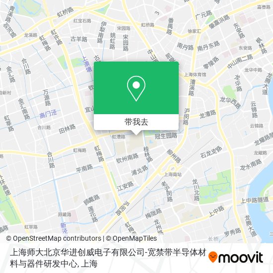 上海师大北京华进创威电子有限公司-宽禁带半导体材料与器件研发中心地图