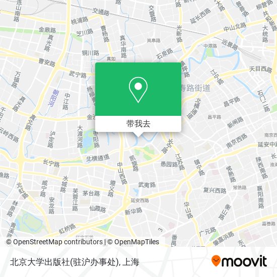北京大学出版社(驻沪办事处)地图