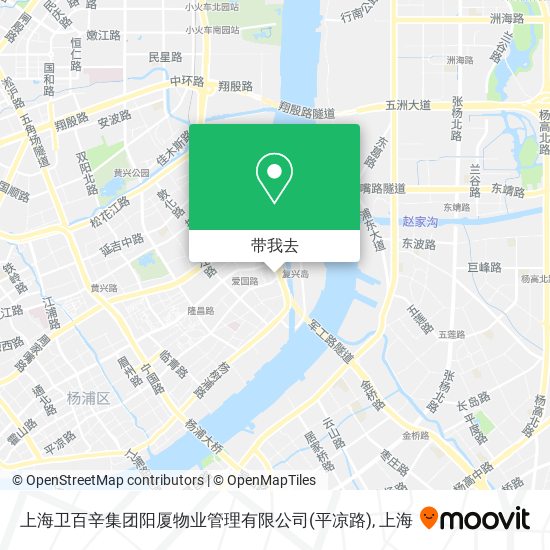 上海卫百辛集团阳厦物业管理有限公司(平凉路)地图