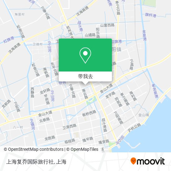 上海复乔国际旅行社地图