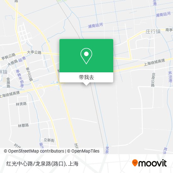 红光中心路/龙泉路(路口)地图