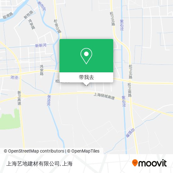 上海艺地建材有限公司地图
