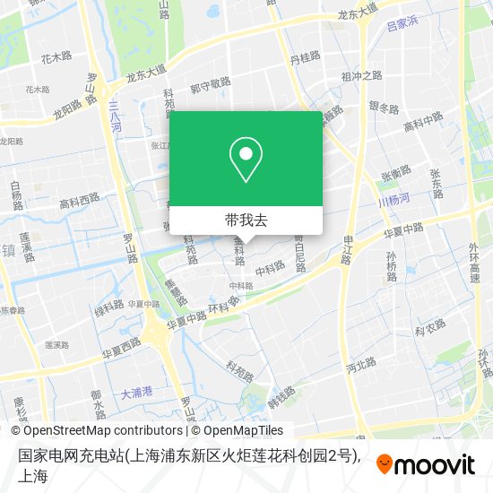 国家电网充电站(上海浦东新区火炬莲花科创园2号)地图