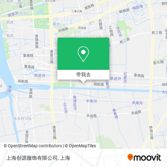 上海创源服饰有限公司地图