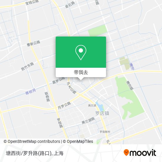 塘西街/罗升路(路口)地图