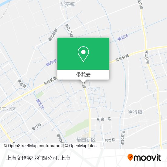 上海文译实业有限公司地图