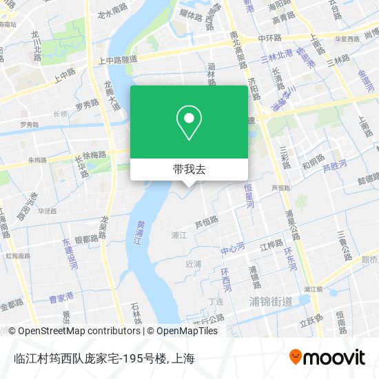 临江村筠西队庞家宅-195号楼地图