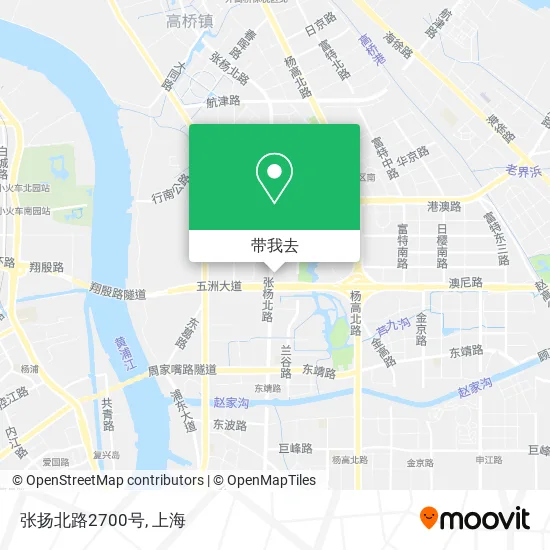 张扬北路2700号地图