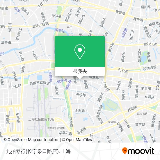 九拍琴行(长宁泉口路店)地图