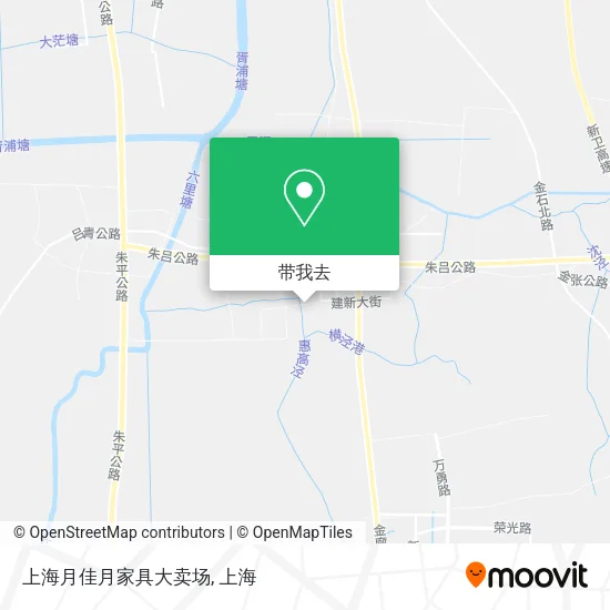上海月佳月家具大卖场地图