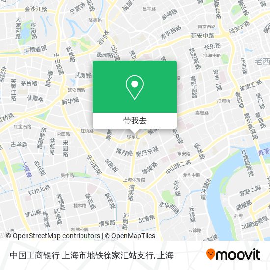 中国工商银行 上海市地铁徐家汇站支行地图