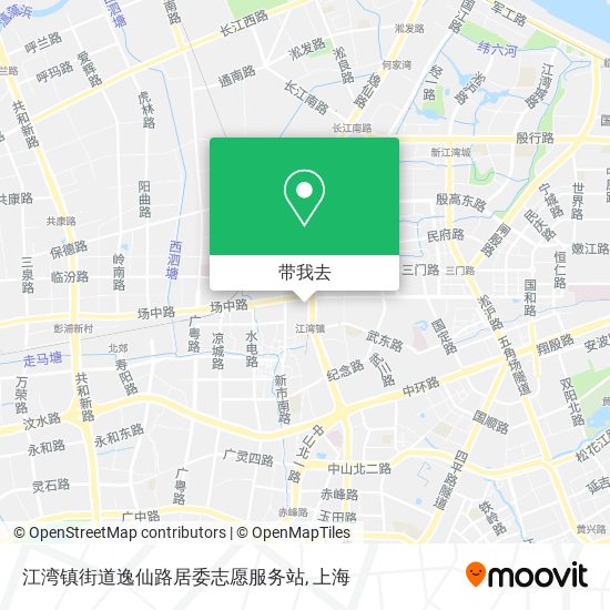 江湾镇街道逸仙路居委志愿服务站地图