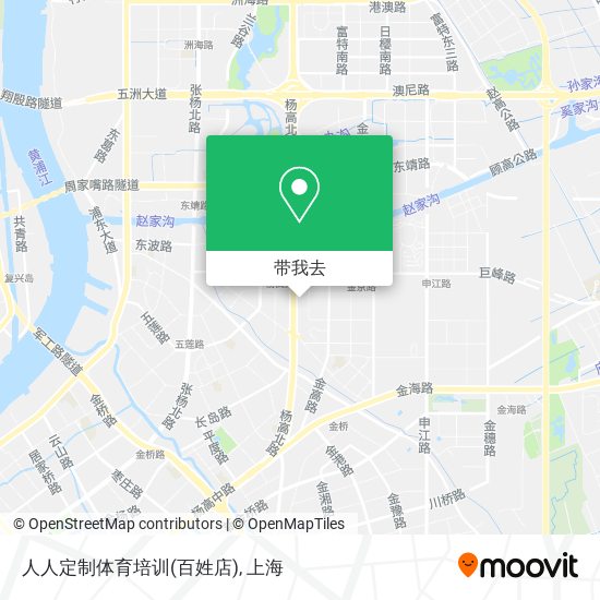 人人定制体育培训(百姓店)地图