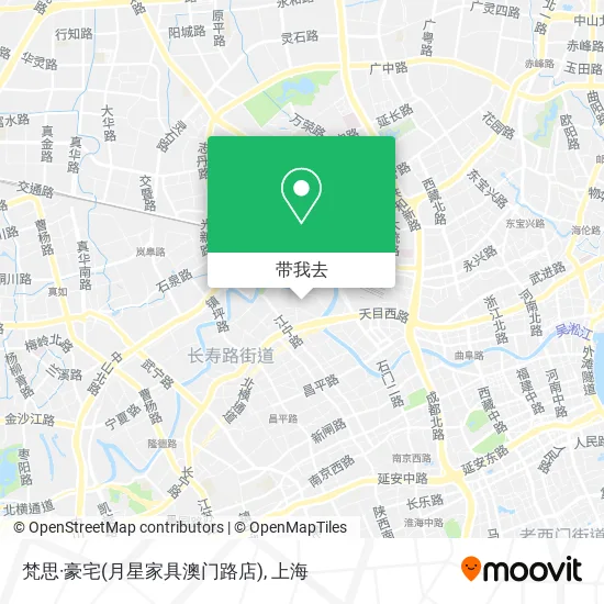 梵思·豪宅(月星家具澳门路店)地图