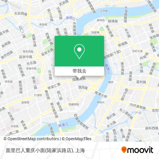 面里巴人重庆小面(陆家浜路店)地图