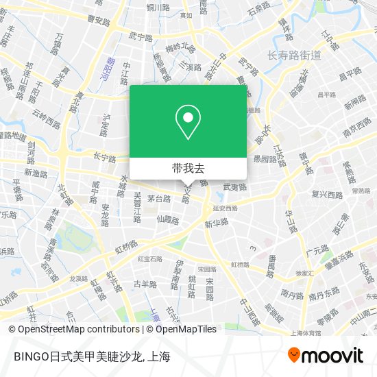 BINGO日式美甲美睫沙龙地图