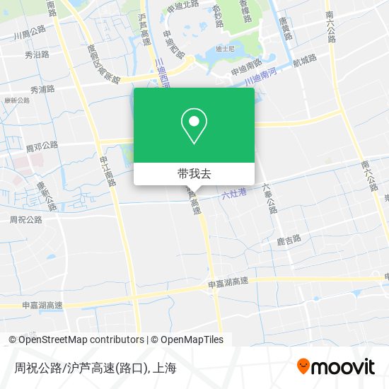 周祝公路/沪芦高速(路口)地图