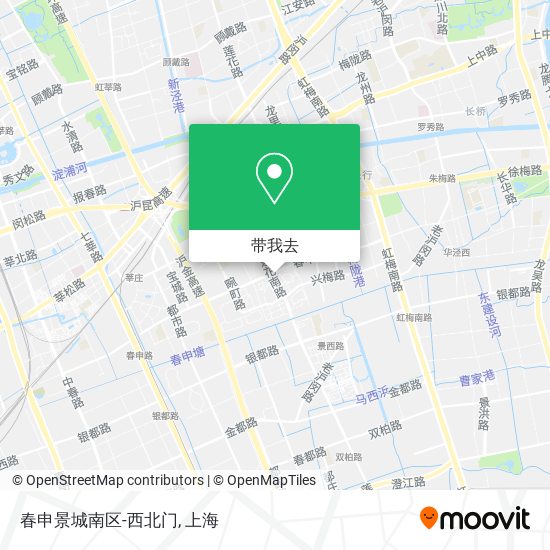 春申景城南区-西北门地图