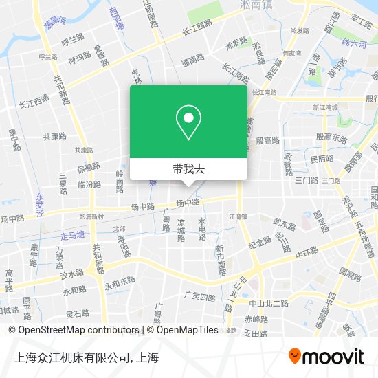 上海众江机床有限公司地图