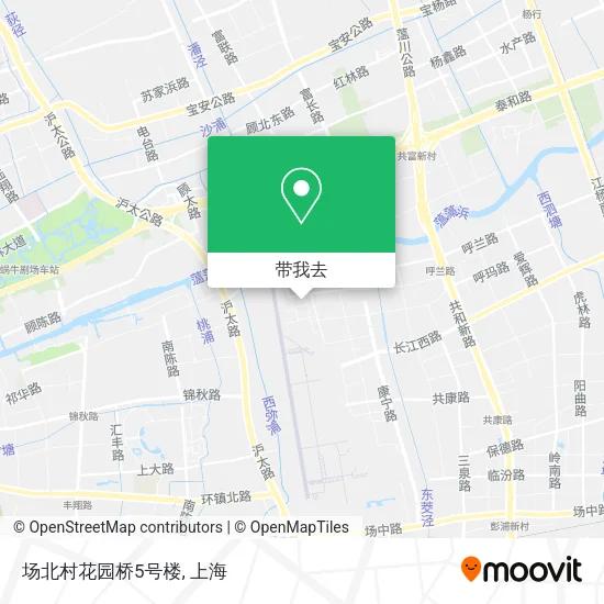 场北村花园桥5号楼地图