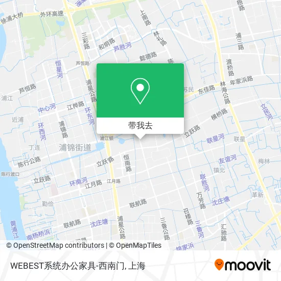 WEBEST系统办公家具-西南门地图