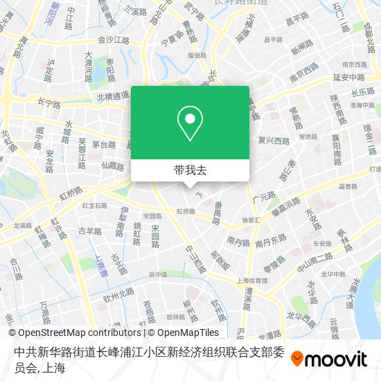 中共新华路街道长峰浦江小区新经济组织联合支部委员会地图