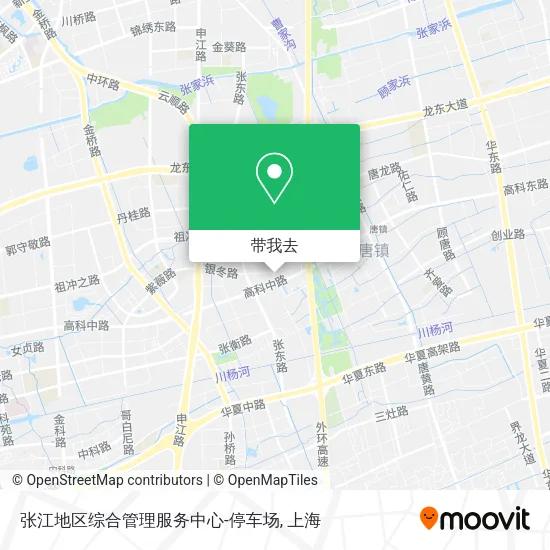 张江地区综合管理服务中心-停车场地图