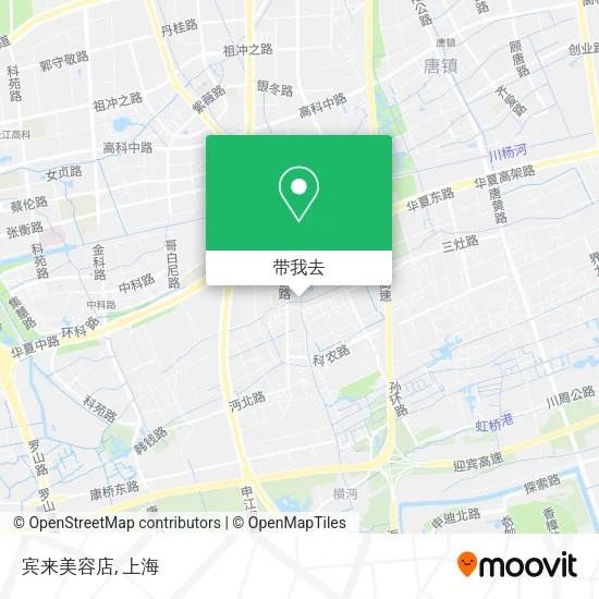 宾来美容店地图